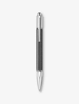 Caran d'Ache silver-plated stainless-steel ballpoint pen 13.8cm - British product