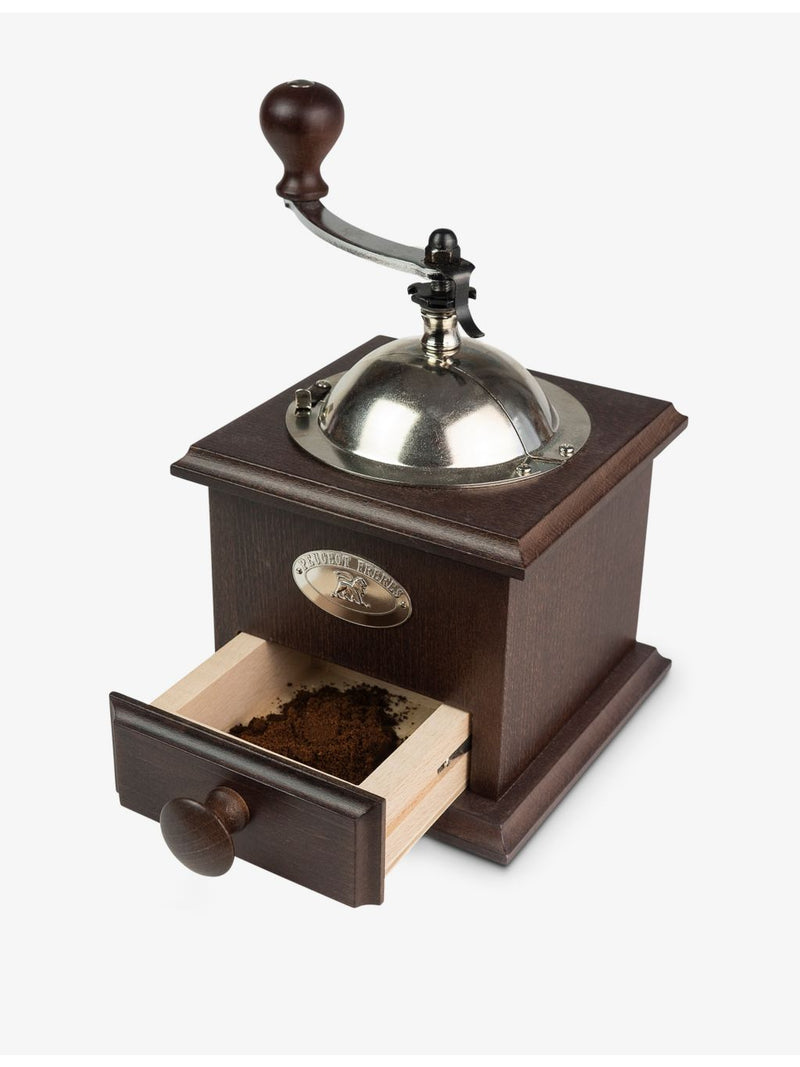 Peugeot Nostalgie wood and steel coffee mill 22cm (British brand)