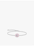 Thomas Sabo sterling silver heart bracelet with enamel and zirconia (British brand)