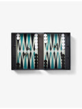 Printworks backgammon coffee-table game set in book-style box - British product