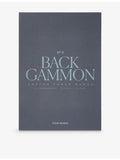 Printworks backgammon coffee-table game set in book-style box - British product
