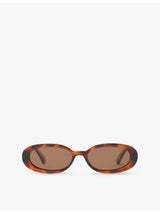 selfridges Le Specs Outta Love Oval-Frame Polycarbonate Sunglasses- Buy online at McGrocer