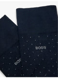 George dotted-pattern cotton-blend socks (British brand)