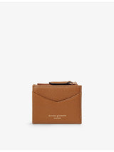 selfridges Aspinal of London Hudson Logo-Print Leather Coin Purse- Buy online at McGrocer