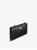 Aspinal of London Mayfair croc-effect faux-leather wallet (British brand)