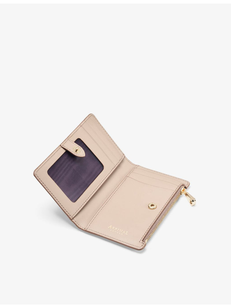 Aspinal of London Mayfair croc-effect leather wallet (British brand)