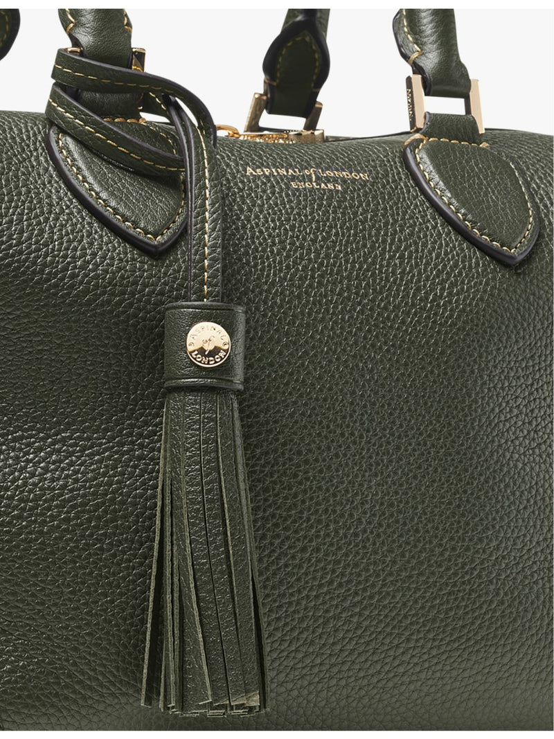 Aspinal of London Hudson Midi leather bowling bag, UK version