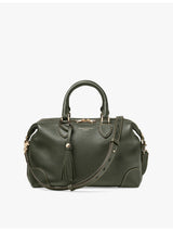 selfridges Aspinal of London Hudson Midi Leather Bowling Bag- Buy online at McGrocer
