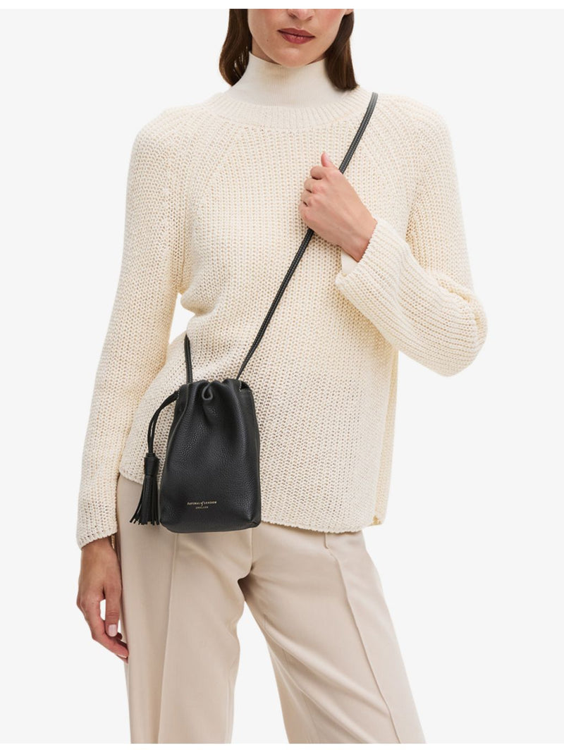 Aspinal of London Soho leather crossbody pouch (British brand)