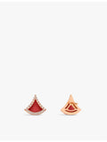 Bvlgari Divas' Dream earrings rose gold diamond carnelian (British brand)