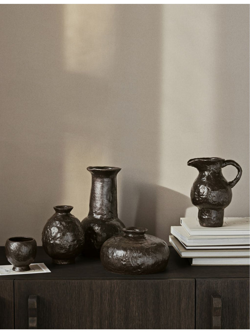Ferm LIVING Doro glazed terracotta cup 8.7cm - British product