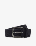 BOSS Woven Design Suede Belt 3.5cm