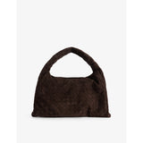 selfridges Bottega Veneta Hop Medium Suede Shoulder Bag- Buy online at McGrocer