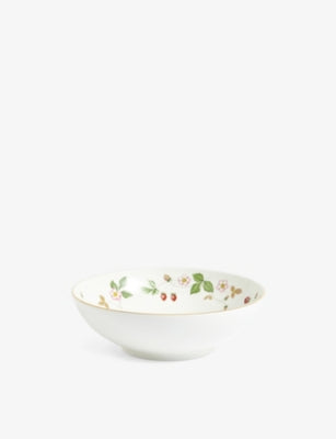 Wedgwood Wild Strawberry bone china cereal bowl 18cm - British product