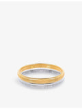 Amadeus yellow gold-plated bracelet set of two, imported from the UK