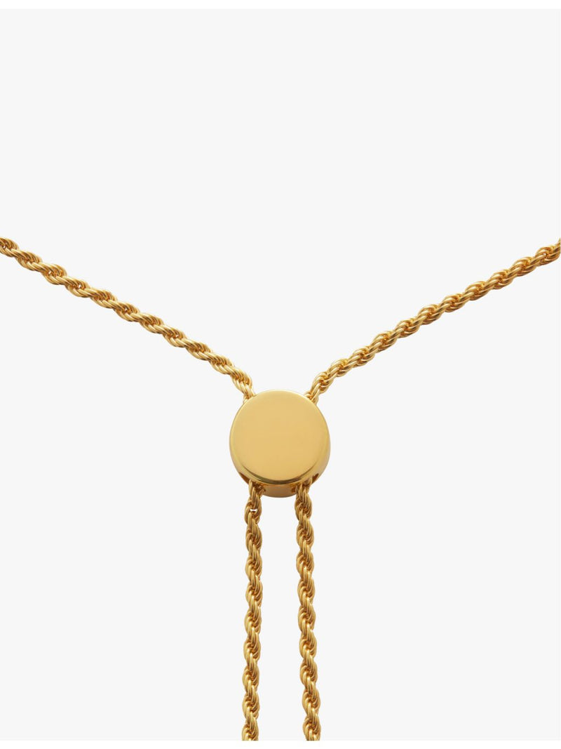 Monica Vinader Corda friendship bracelet 18ct gold vermeil (British brand)