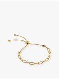 Monica Vinader Corda friendship bracelet 18ct gold vermeil (British brand)