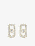 Messika So Move Pavé diamond earrings 1.3ct, imported from the UK