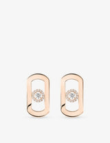 selfridges Messika So Move 18ct Gold and 0.23ct Diamond Earrings- Buy online at McGrocer