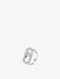 Messika So Move Pavé 18ct Gold and 0.6ct Diamond Ring