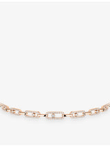 selfridges Messika Move Link 1.70ct Brilliant-Cut Diamond and 18ct Yellow-Gold Necklace- Buy online at McGrocer