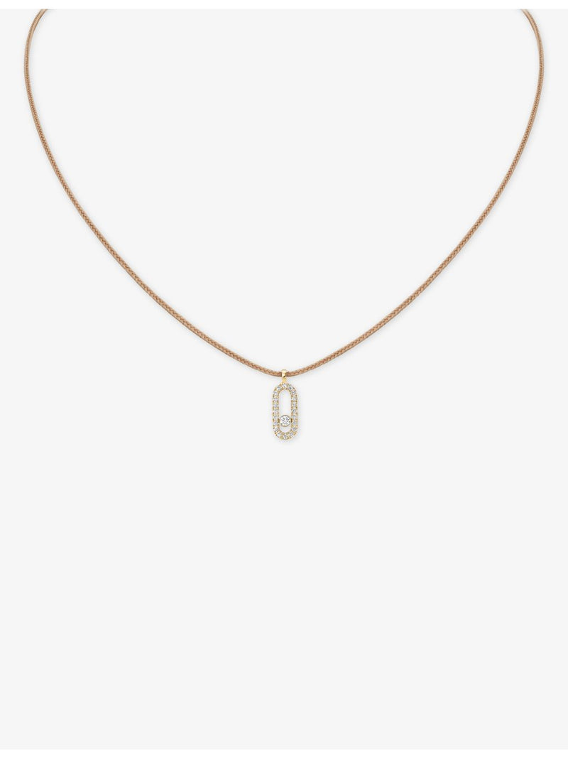 Messika pavé diamond necklace 18ct white gold 0.09ct - British product