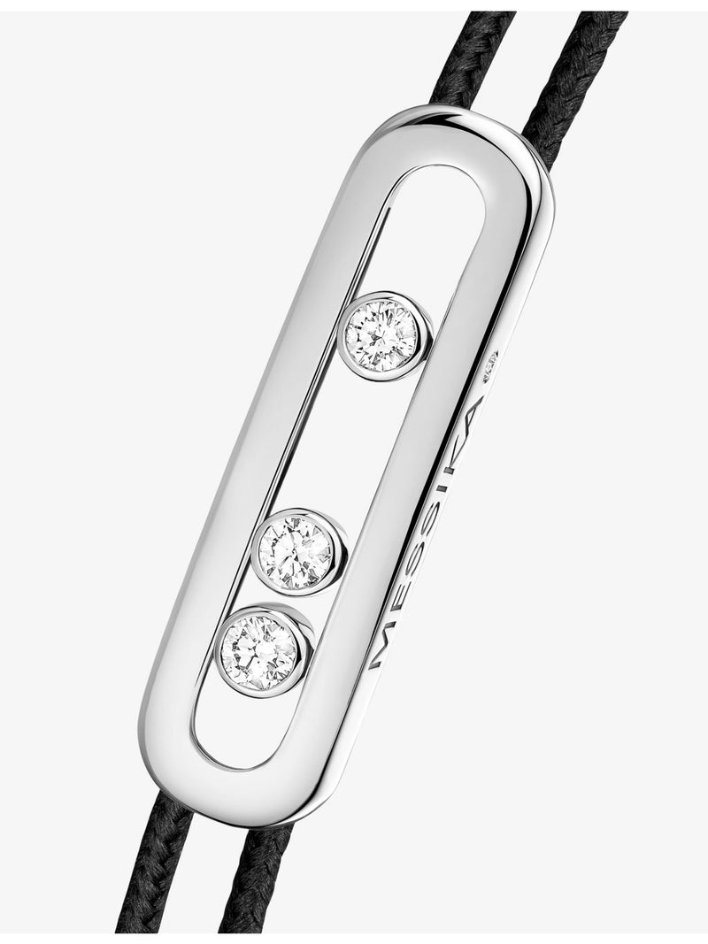 Messika diamond cord bracelet 18ct white-gold - British product