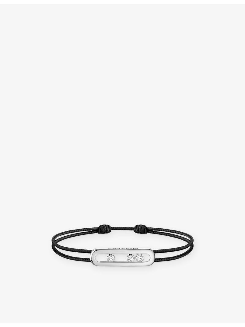 Messika diamond cord bracelet 18ct white-gold - British product