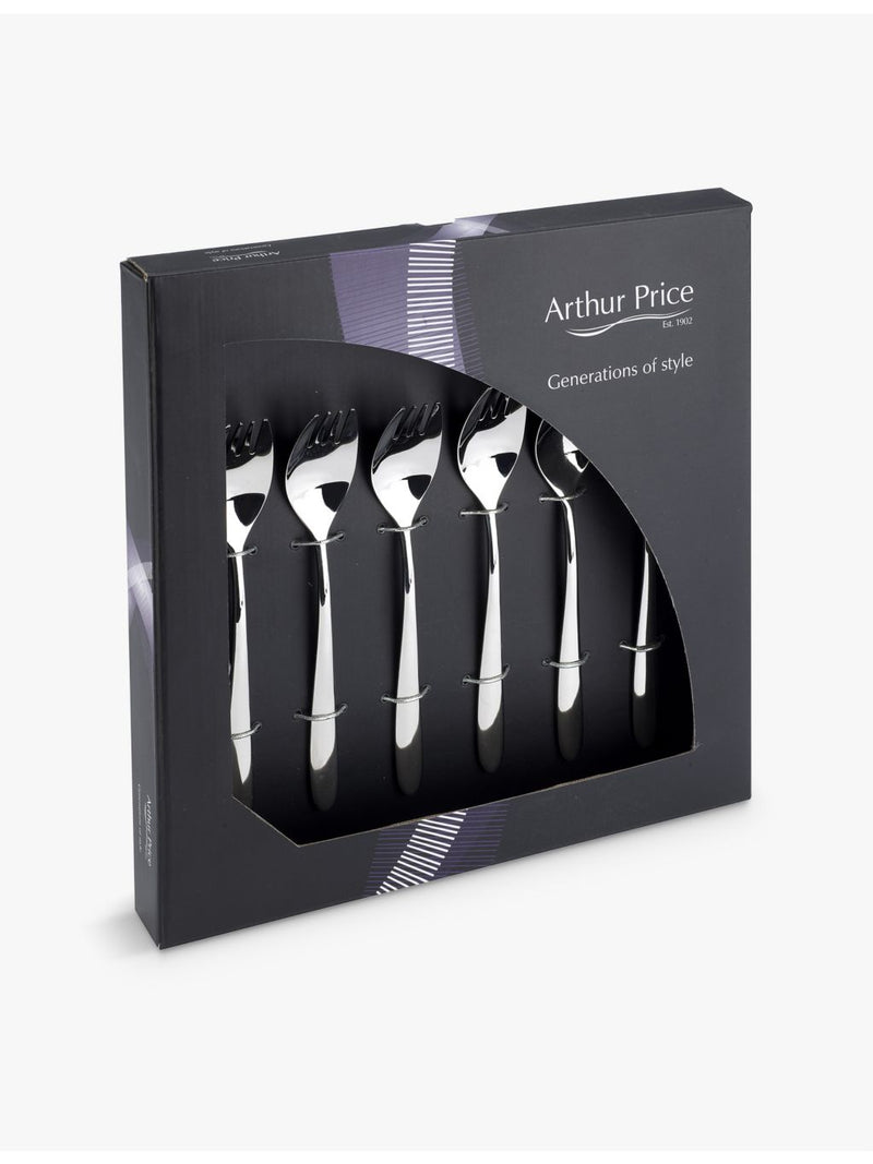Arthur Price Willow stainless steel party forks set of six - British product