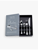 selfridges Arthur Prince Avalon 16-Piece Hammered Stainless Steel Cutlery Set- Buy online at McGrocer
