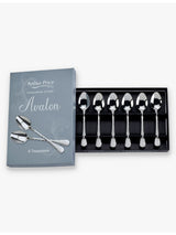 selfridges Arthur Price Avalon Stainless Steel Tea Spoons Set of Six- Buy online at McGrocer