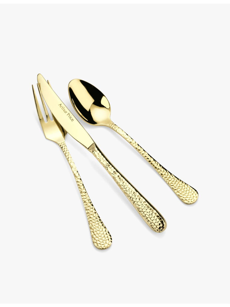 Arthur Price children's cutlery set in Champagne Avalon - British product