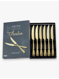 Arthur Price Champagne Avalon steak knives set of six, UK version