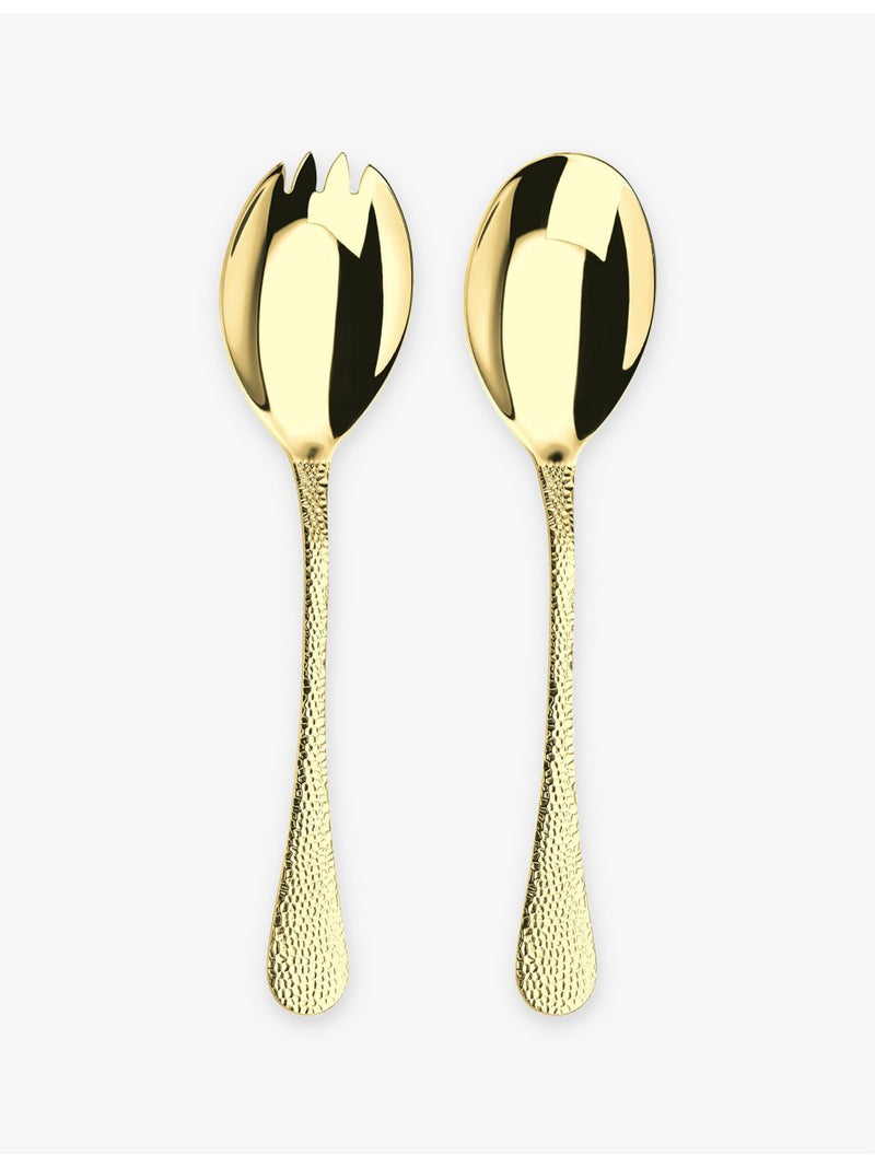 Arthur Price salad servers Champagne Avalon PVD-coated 23.5cm - British product