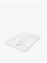 selfridges The White Company Savoy Cotton Flat Sheet- Buy online at McGrocer