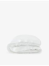 selfridges The White Company Double-Row Cotton Duvet Cover- Buy online at McGrocer