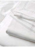 The White Company Egyptian cotton super-king flat sheet, imported from the UK