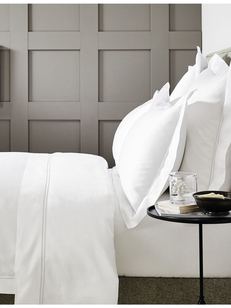 The White Company Egyptian cotton super-king flat sheet, imported from the UK
