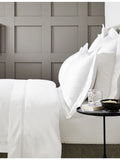 The White Company Egyptian cotton super-king flat sheet, imported from the UK