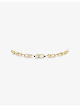 selfridges Messika Move Link 18ct Yellow-Gold and 1.70ct Brilliant-Cut Diamond Necklace- Buy online at McGrocer