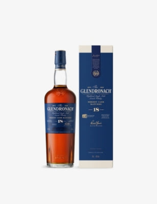 Glendronach 18-year-old single malt Scotch whisky 700ml (British brand)