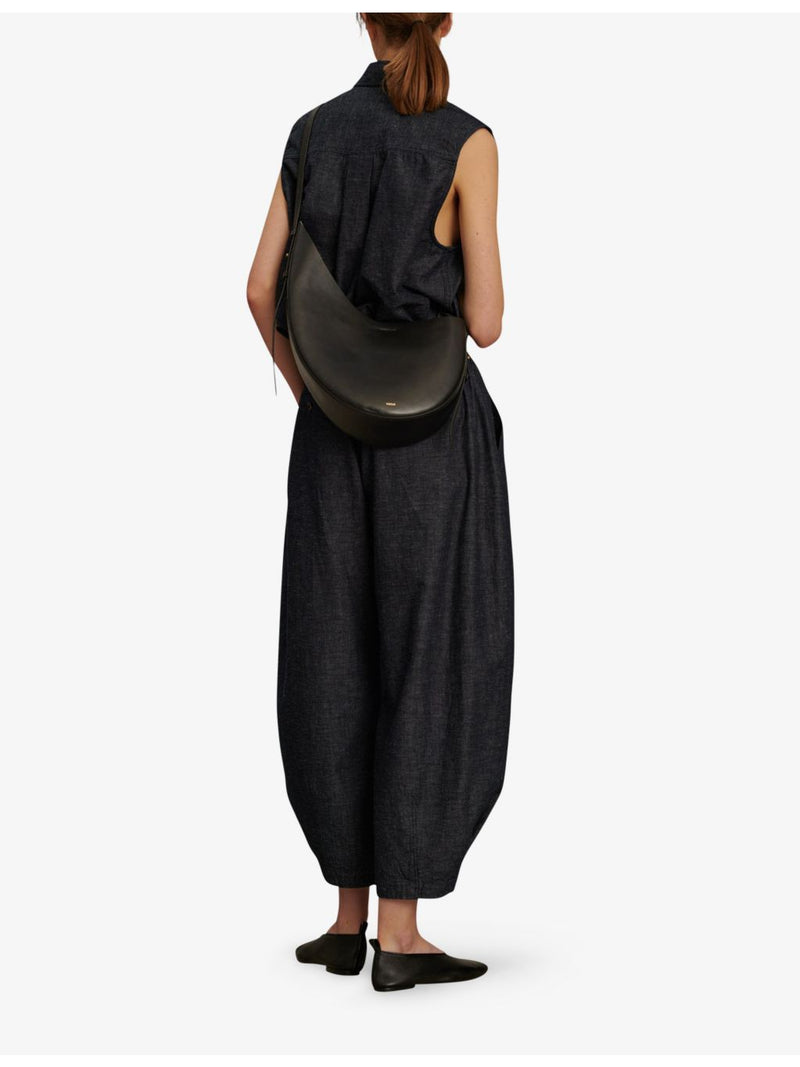 Soeur Winona logo-embossed leather shoulder bag, imported from the UK