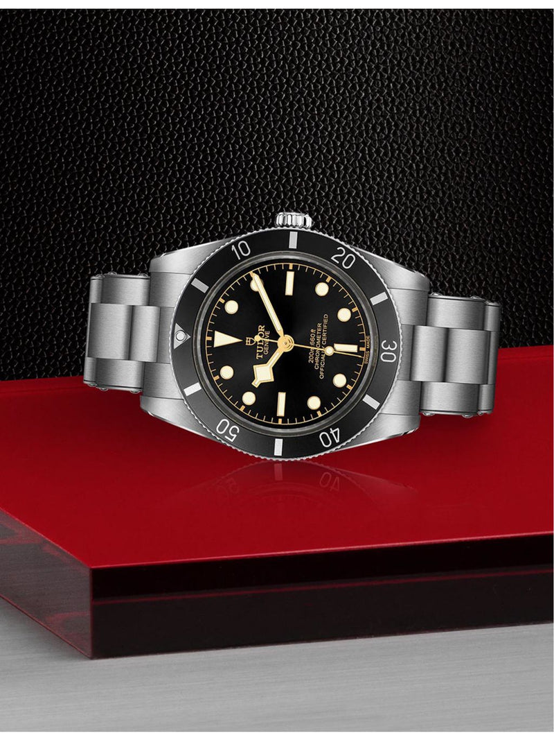 Tudor Black Bay stainless steel automatic watch 37mm - British product