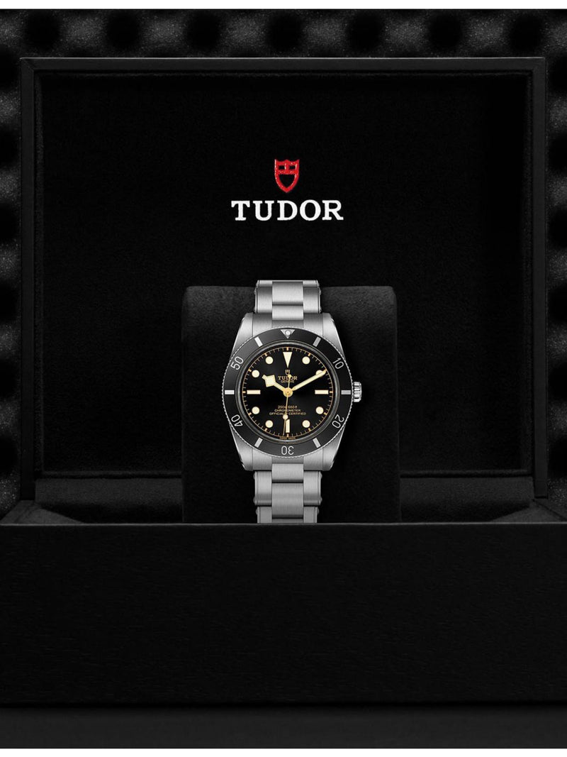Tudor Black Bay stainless steel automatic watch 37mm - British product