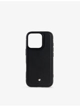 selfridges Montblanc Sartorial Leather Phone Case for iPhone 16 Pro Max- Buy online at McGrocer