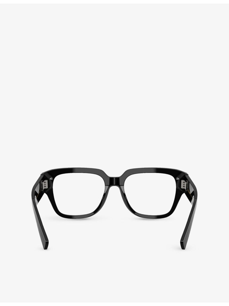 Dolce & Gabbana DG3405 square-frame acetate optical glasses, imported from the UK