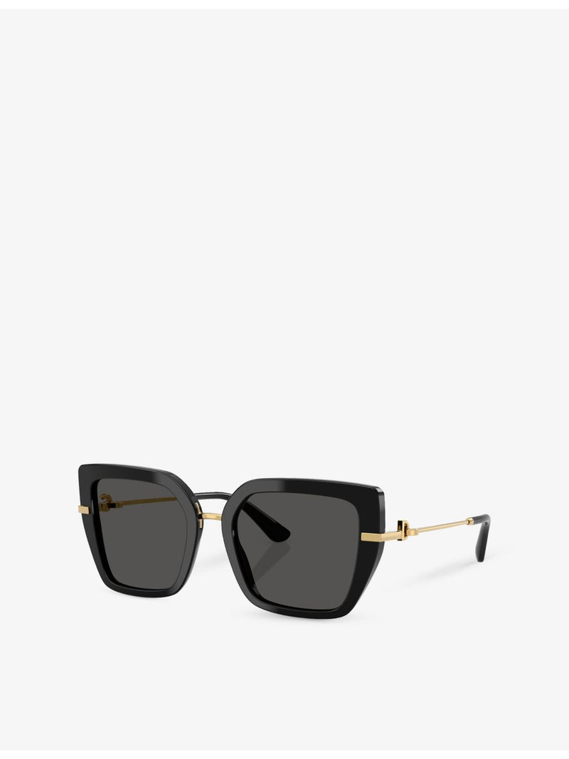 Dolce & Gabbana cat-eye acetate sunglasses DG4474, imported from the UK