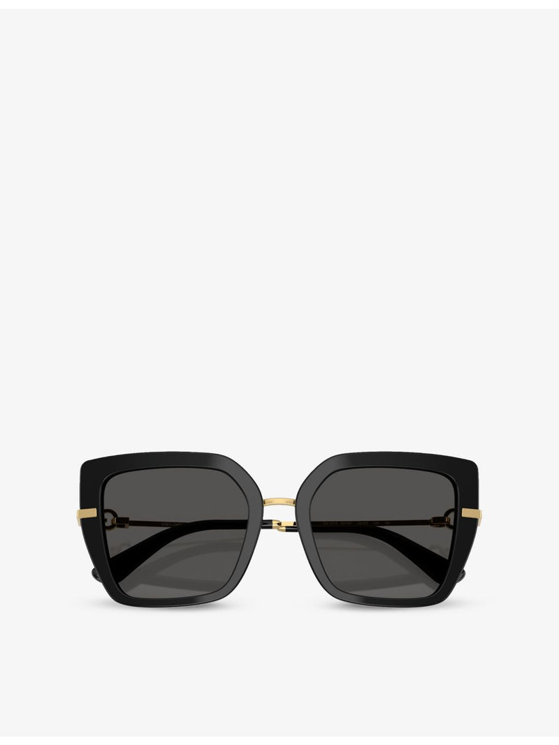 Dolce & Gabbana cat-eye acetate sunglasses DG4474, imported from the UK