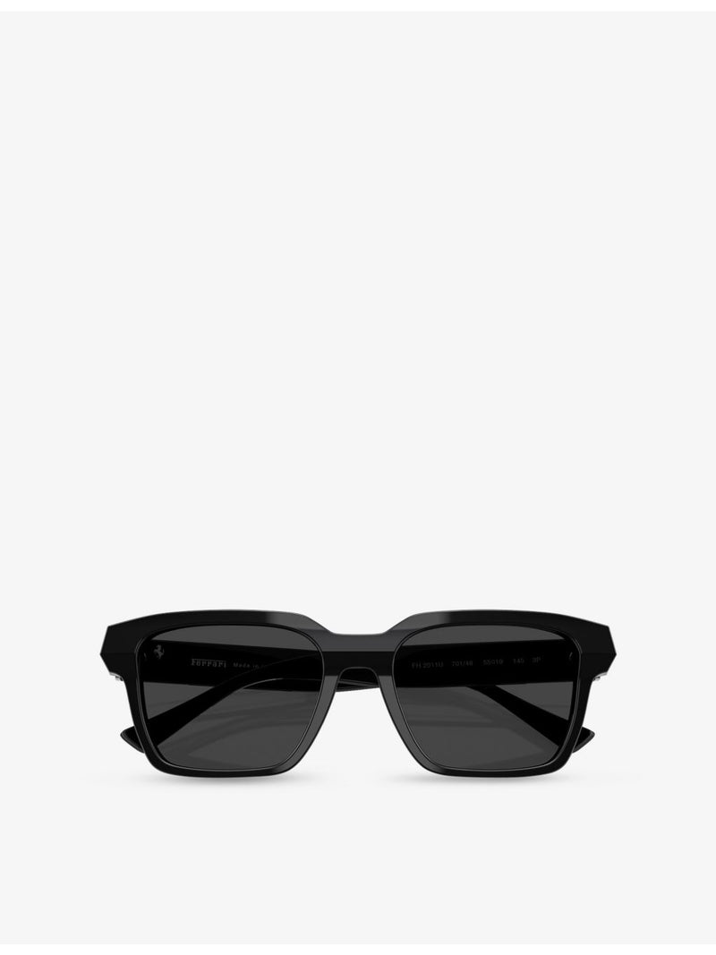 Ferrari square-frame acetate sunglasses FH2011U (British brand)