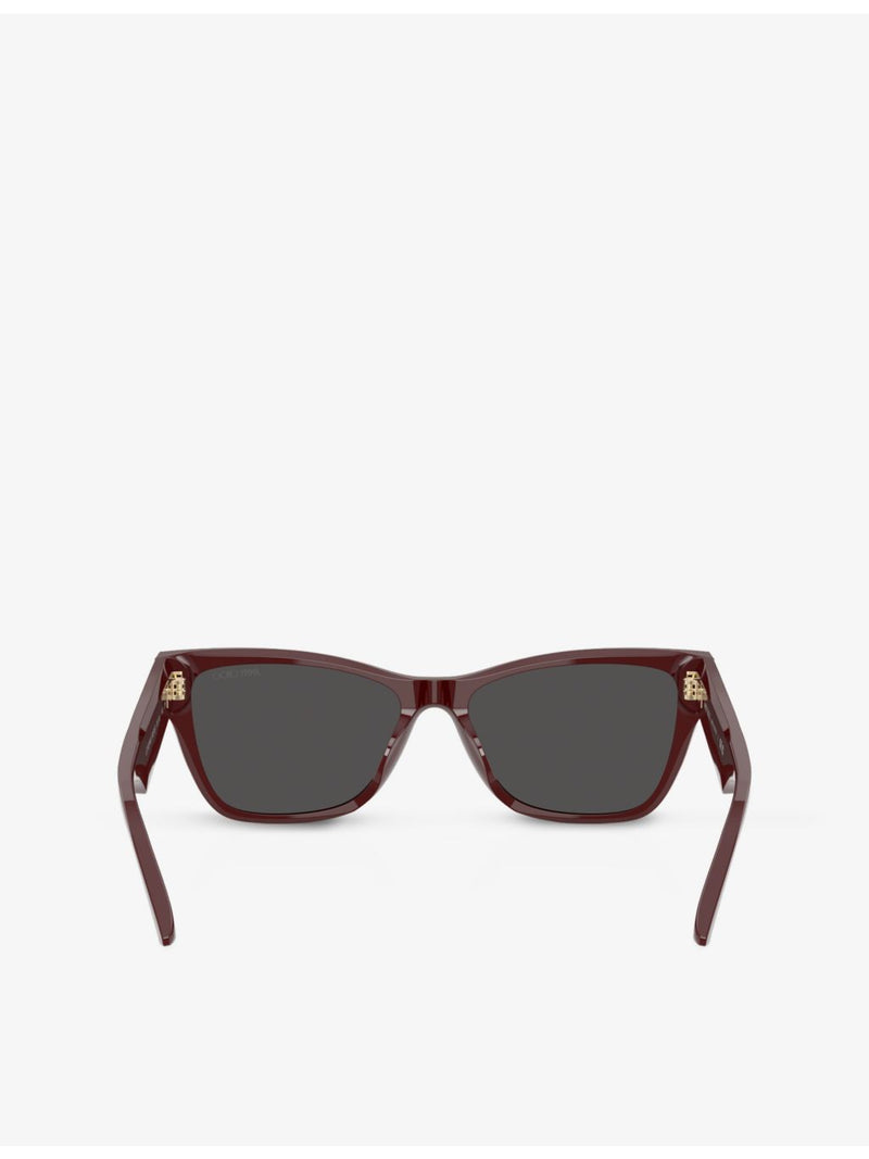 Jimmy Choo pillow-frame acetate sunglasses - British product
